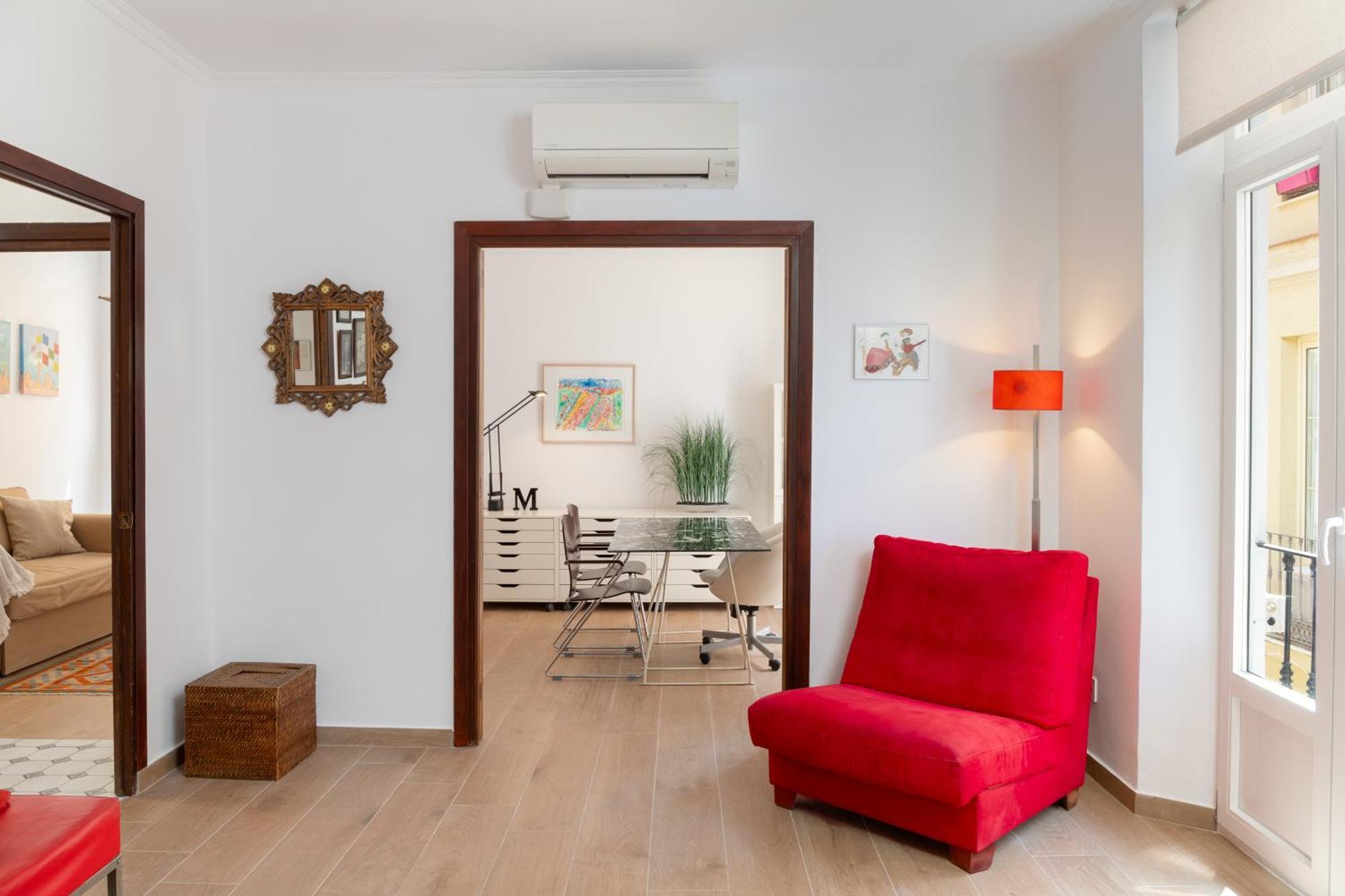 C92 - Rustic Two Bedrooms Apartment With Terrace Малага Екстериор снимка